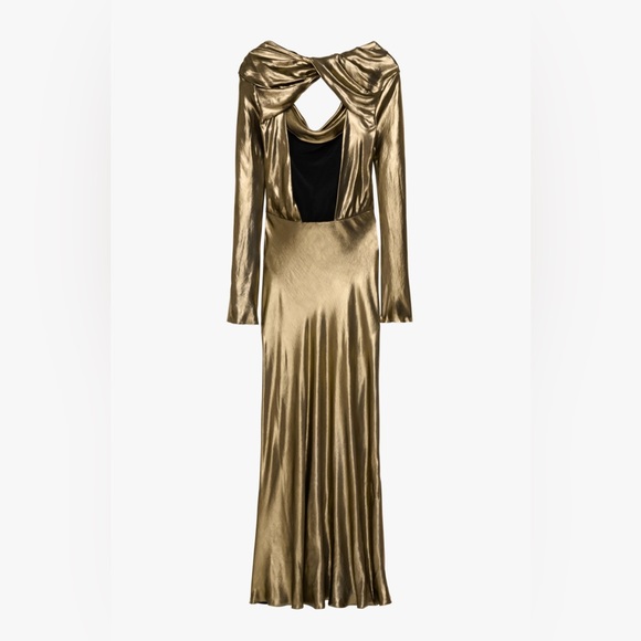 LIMITED EDITION NWT FW23 GOLD DRESS - Picture 6 of 7